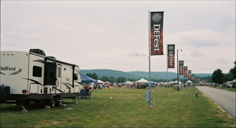 RV rental for DelFest near Cumberland MD