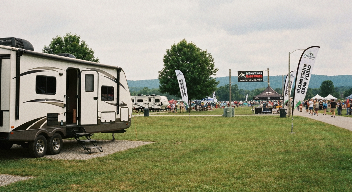 RV rental for Mountain Maryland Gran Fondo near Cumberland